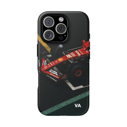 Personalized Racing Phone Case | Ferrari F1 Inspired Tough Cover for iPhone & Samsung | Motorsport Gift for Formula One Fans