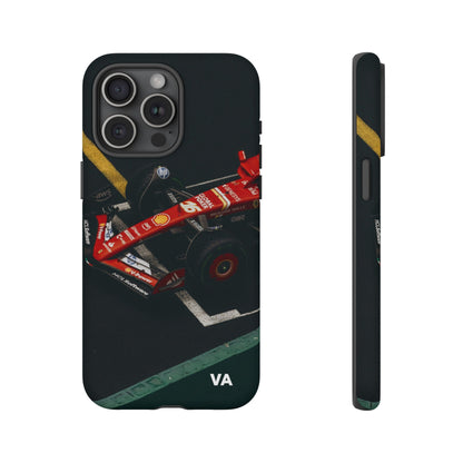 Personalized Racing Phone Case | Ferrari F1 Inspired Tough Cover for iPhone & Samsung | Motorsport Gift for Formula One Fans