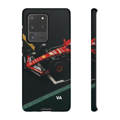 Personalized Racing Phone Case | Ferrari F1 Inspired Tough Cover for iPhone & Samsung | Motorsport Gift for Formula One Fans