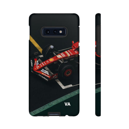 Personalized Racing Phone Case | Ferrari F1 Inspired Tough Cover for iPhone & Samsung | Motorsport Gift for Formula One Fans