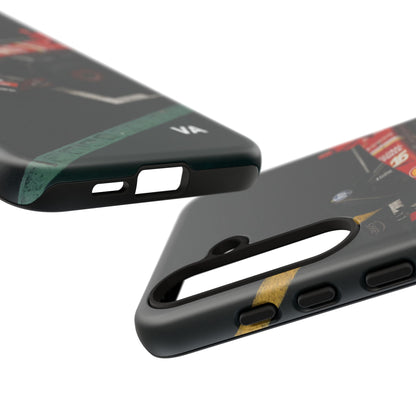 Personalized Racing Phone Case | Ferrari F1 Inspired Tough Cover for iPhone & Samsung | Motorsport Gift for Formula One Fans