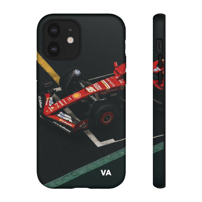 Personalized Racing Phone Case | Ferrari F1 Inspired Tough Cover for iPhone & Samsung | Motorsport Gift for Formula One Fans