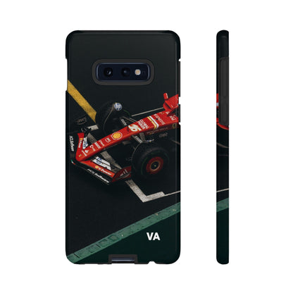 Personalized Racing Phone Case | Ferrari F1 Inspired Tough Cover for iPhone & Samsung | Motorsport Gift for Formula One Fans