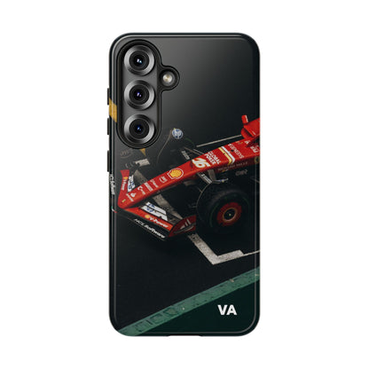 Personalized Racing Phone Case | Ferrari F1 Inspired Tough Cover for iPhone & Samsung | Motorsport Gift for Formula One Fans