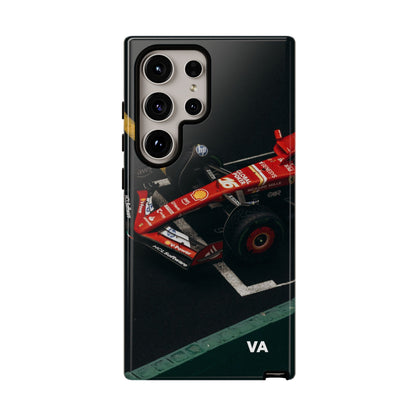 Personalized Racing Phone Case | Ferrari F1 Inspired Tough Cover for iPhone & Samsung | Motorsport Gift for Formula One Fans