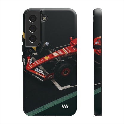 Personalized Racing Phone Case | Ferrari F1 Inspired Tough Cover for iPhone & Samsung | Motorsport Gift for Formula One Fans