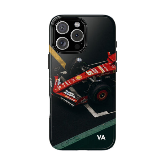 Personalized Racing Phone Case | Ferrari F1 Inspired Tough Cover for iPhone & Samsung | Motorsport Gift for Formula One Fans
