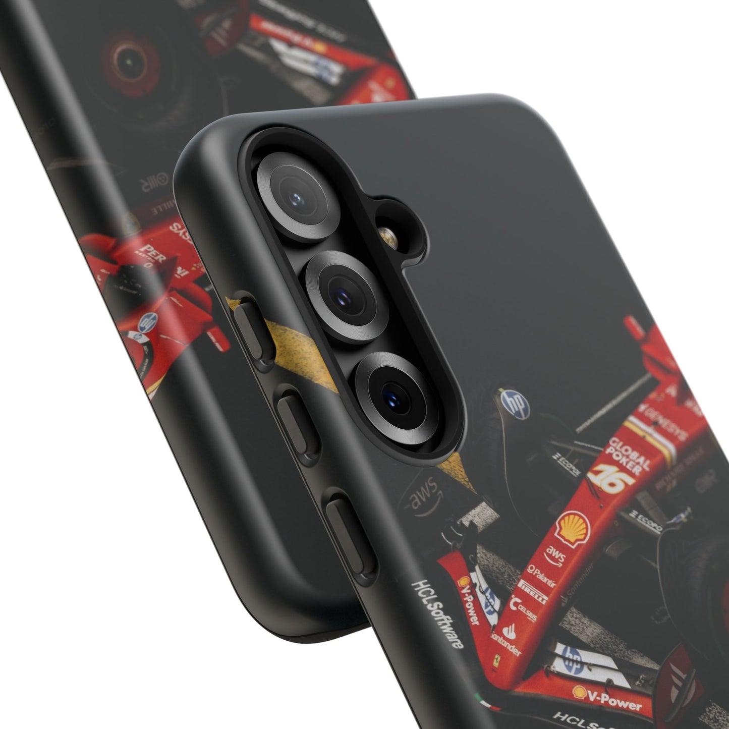 Personalized Racing Phone Case | Ferrari F1 Inspired Tough Cover for iPhone & Samsung | Motorsport Gift for Formula One Fans