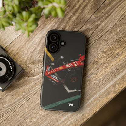 Personalized Racing Phone Case | Ferrari F1 Inspired Tough Cover for iPhone & Samsung | Motorsport Gift for Formula One Fans