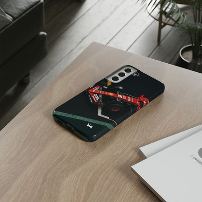 Personalized Racing Phone Case | Ferrari F1 Inspired Tough Cover for iPhone & Samsung | Motorsport Gift for Formula One Fans