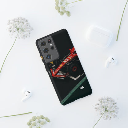 Personalized Racing Phone Case | Ferrari F1 Inspired Tough Cover for iPhone & Samsung | Motorsport Gift for Formula One Fans