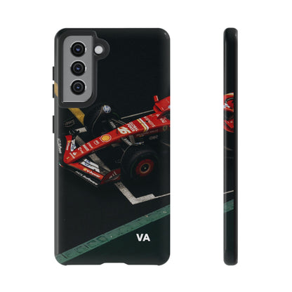 Personalized Racing Phone Case | Ferrari F1 Inspired Tough Cover for iPhone & Samsung | Motorsport Gift for Formula One Fans