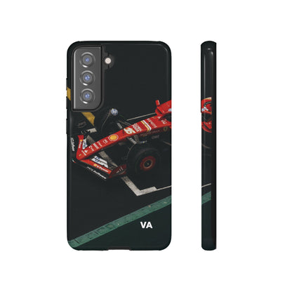 Personalized Racing Phone Case | Ferrari F1 Inspired Tough Cover for iPhone & Samsung | Motorsport Gift for Formula One Fans