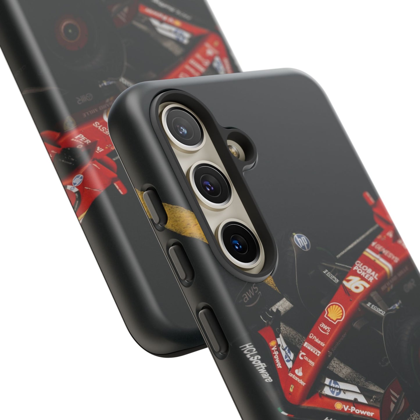 Personalized Racing Phone Case | Ferrari F1 Inspired Tough Cover for iPhone & Samsung | Motorsport Gift for Formula One Fans
