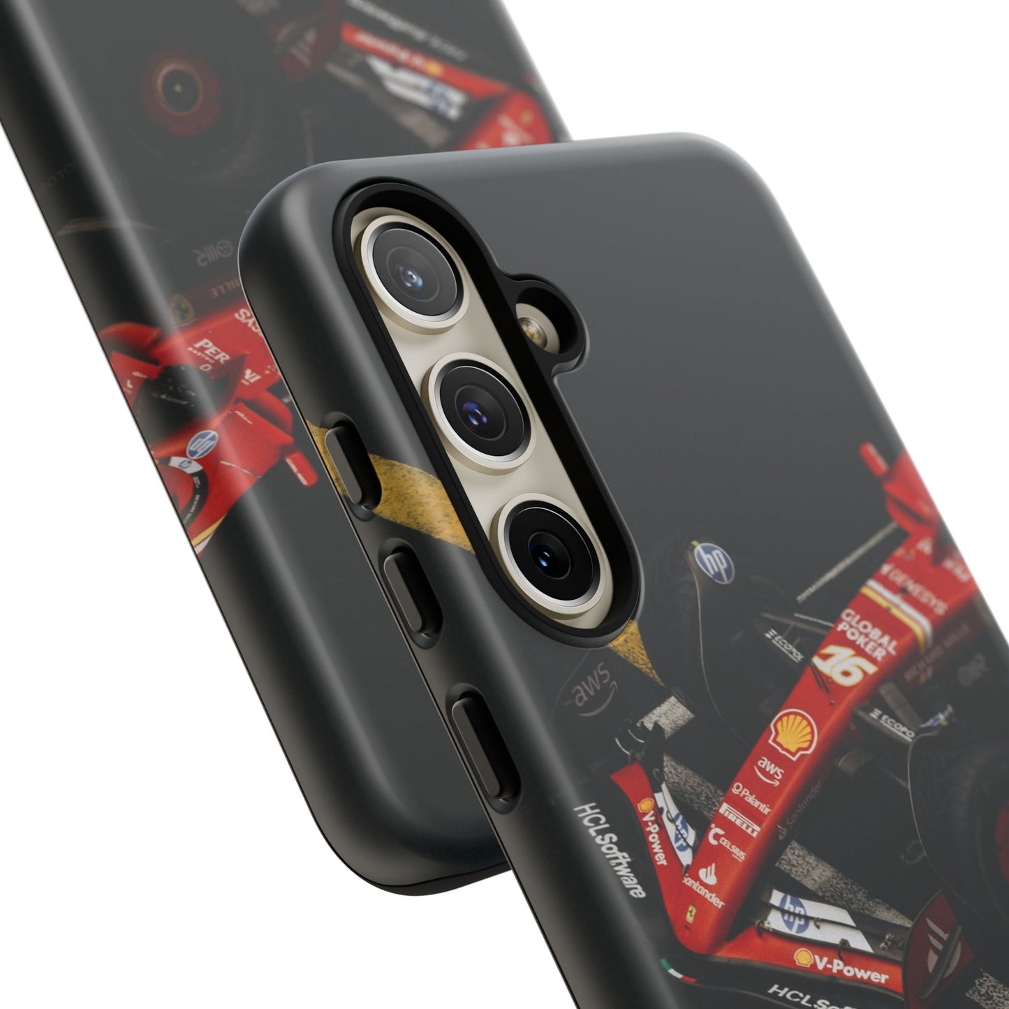 Personalized Racing Phone Case | Ferrari F1 Inspired Tough Cover for iPhone & Samsung | Motorsport Gift for Formula One Fans