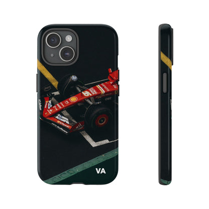 Personalized Racing Phone Case | Ferrari F1 Inspired Tough Cover for iPhone & Samsung | Motorsport Gift for Formula One Fans