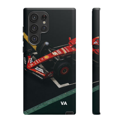 Personalized Racing Phone Case | Ferrari F1 Inspired Tough Cover for iPhone & Samsung | Motorsport Gift for Formula One Fans
