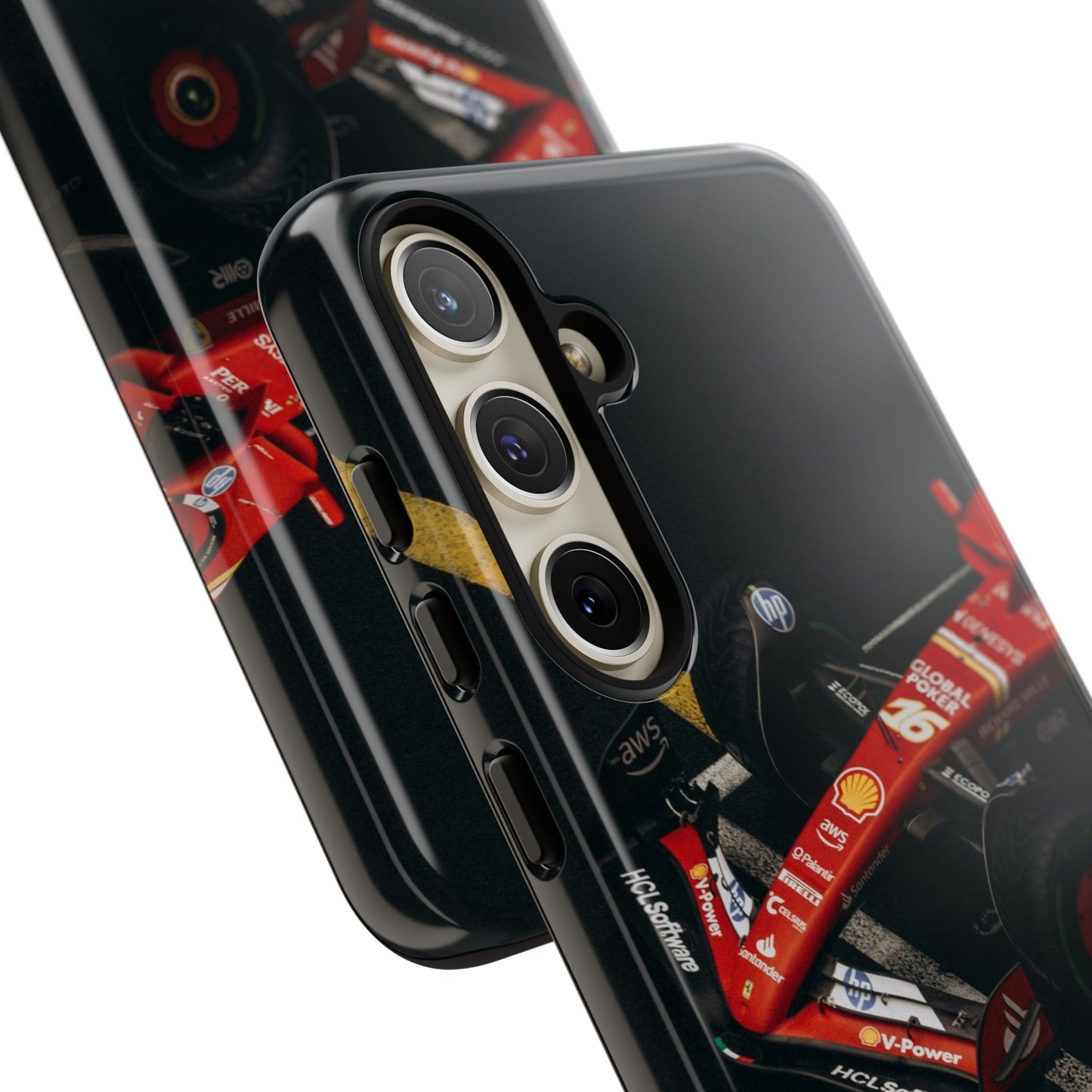 Personalized Racing Phone Case | Ferrari F1 Inspired Tough Cover for iPhone & Samsung | Motorsport Gift for Formula One Fans