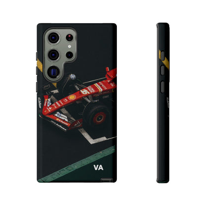 Personalized Racing Phone Case | Ferrari F1 Inspired Tough Cover for iPhone & Samsung | Motorsport Gift for Formula One Fans