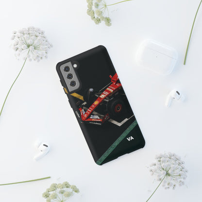 Personalized Racing Phone Case | Ferrari F1 Inspired Tough Cover for iPhone & Samsung | Motorsport Gift for Formula One Fans