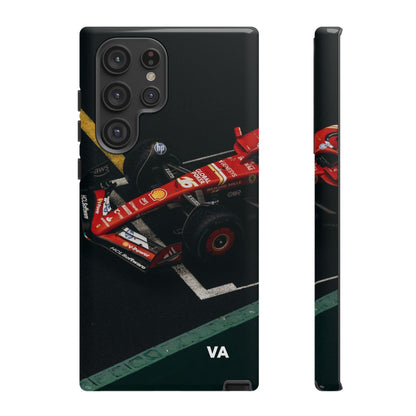Personalized Racing Phone Case | Ferrari F1 Inspired Tough Cover for iPhone & Samsung | Motorsport Gift for Formula One Fans