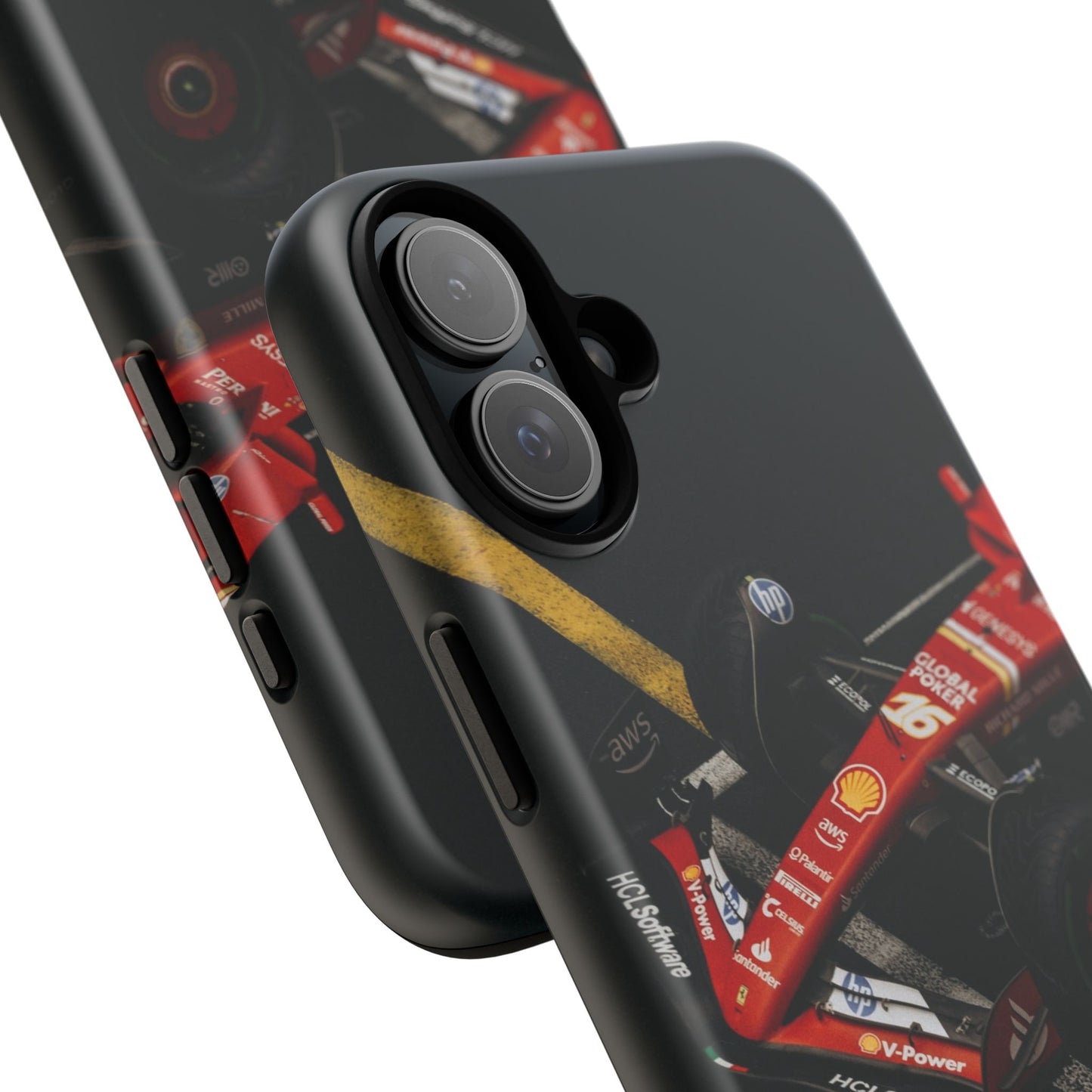 Personalized Racing Phone Case | Ferrari F1 Inspired Tough Cover for iPhone & Samsung | Motorsport Gift for Formula One Fans