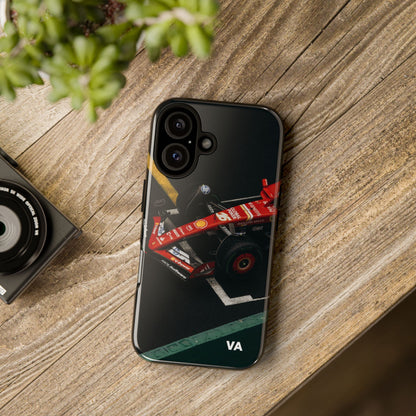 Personalized Racing Phone Case | Ferrari F1 Inspired Tough Cover for iPhone & Samsung | Motorsport Gift for Formula One Fans