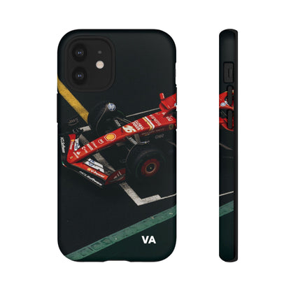 Personalized Racing Phone Case | Ferrari F1 Inspired Tough Cover for iPhone & Samsung | Motorsport Gift for Formula One Fans