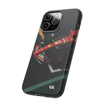 Personalized Racing Phone Case | Ferrari F1 Inspired Tough Cover for iPhone & Samsung | Motorsport Gift for Formula One Fans