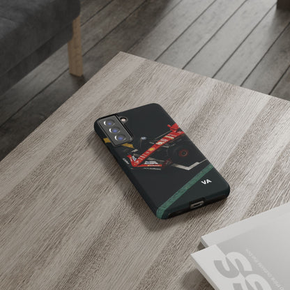 Personalized Racing Phone Case | Ferrari F1 Inspired Tough Cover for iPhone & Samsung | Motorsport Gift for Formula One Fans