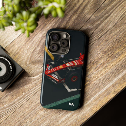 Personalized Racing Phone Case | Ferrari F1 Inspired Tough Cover for iPhone & Samsung | Motorsport Gift for Formula One Fans
