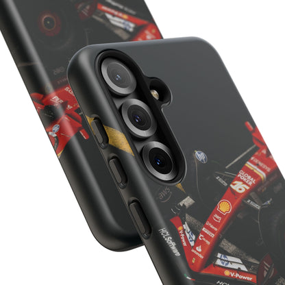 Personalized Racing Phone Case | Ferrari F1 Inspired Tough Cover for iPhone & Samsung | Motorsport Gift for Formula One Fans