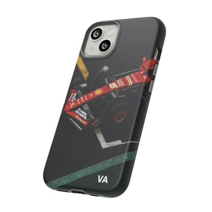 Personalized Racing Phone Case | Ferrari F1 Inspired Tough Cover for iPhone & Samsung | Motorsport Gift for Formula One Fans