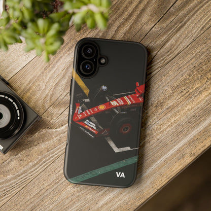 Personalized Racing Phone Case | Ferrari F1 Inspired Tough Cover for iPhone & Samsung | Motorsport Gift for Formula One Fans