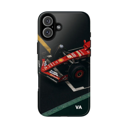 Personalized Racing Phone Case | Ferrari F1 Inspired Tough Cover for iPhone & Samsung | Motorsport Gift for Formula One Fans