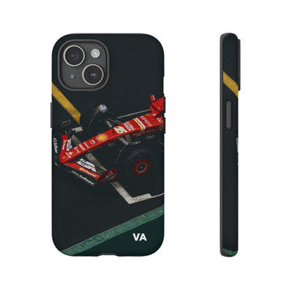 Personalized Racing Phone Case | Ferrari F1 Inspired Tough Cover for iPhone & Samsung | Motorsport Gift for Formula One Fans