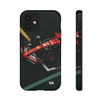 Personalized Racing Phone Case | Ferrari F1 Inspired Tough Cover for iPhone & Samsung | Motorsport Gift for Formula One Fans