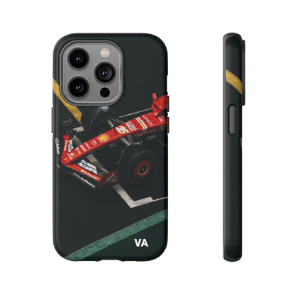 Personalized Racing Phone Case | Ferrari F1 Inspired Tough Cover for iPhone & Samsung | Motorsport Gift for Formula One Fans