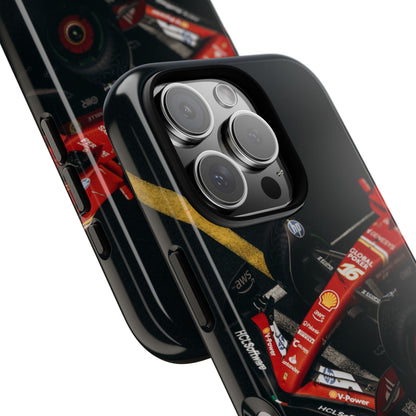 Personalized Racing Phone Case | Ferrari F1 Inspired Tough Cover for iPhone & Samsung | Motorsport Gift for Formula One Fans