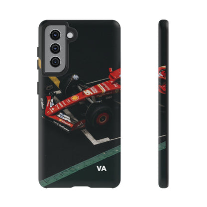 Personalized Racing Phone Case | Ferrari F1 Inspired Tough Cover for iPhone & Samsung | Motorsport Gift for Formula One Fans
