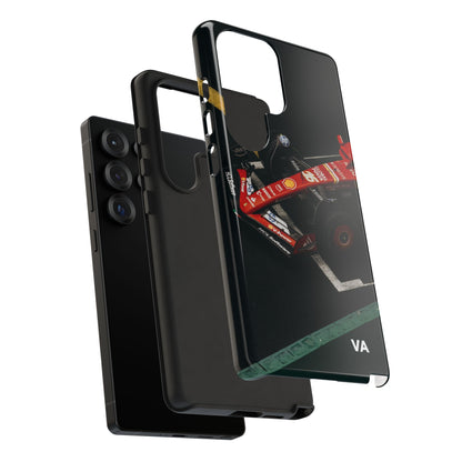 Personalized Racing Phone Case | Ferrari F1 Inspired Tough Cover for iPhone & Samsung | Motorsport Gift for Formula One Fans