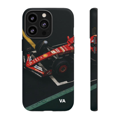 Personalized Racing Phone Case | Ferrari F1 Inspired Tough Cover for iPhone & Samsung | Motorsport Gift for Formula One Fans
