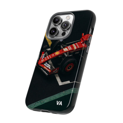 Personalized Racing Phone Case | Ferrari F1 Inspired Tough Cover for iPhone & Samsung | Motorsport Gift for Formula One Fans